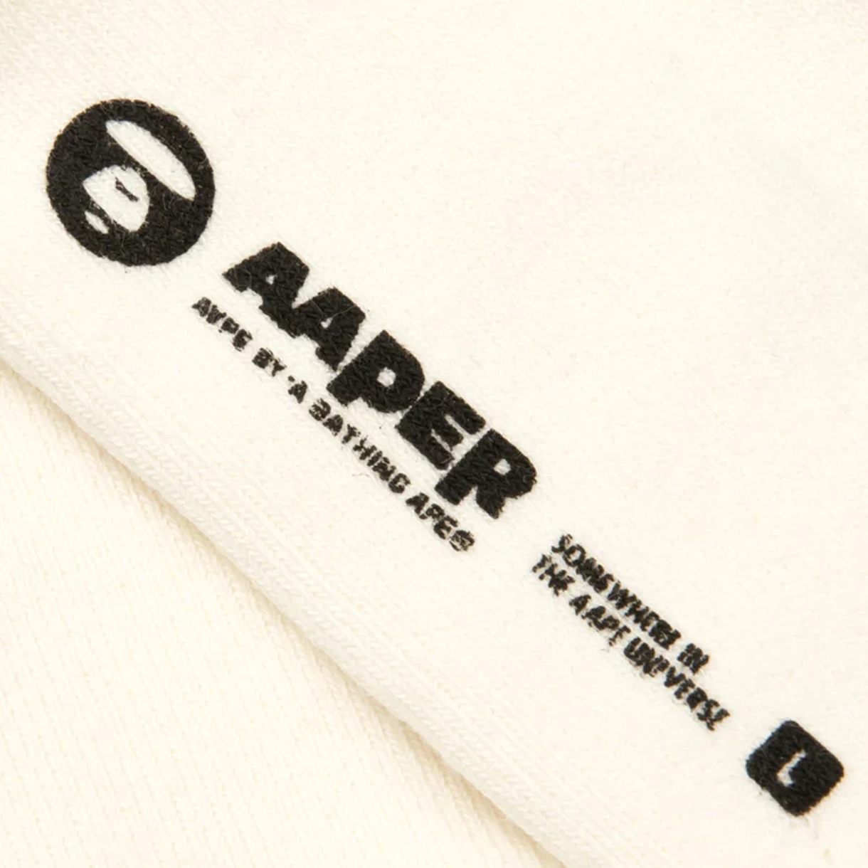 에이프 에이퍼 삭스 아이보리 - 26FW(AAPE Aaper Socks Ivory - 26FW) - 5