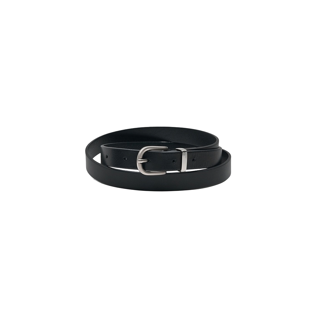 TNBE6F100BK TNGT Italy Calf Leather Belt Black