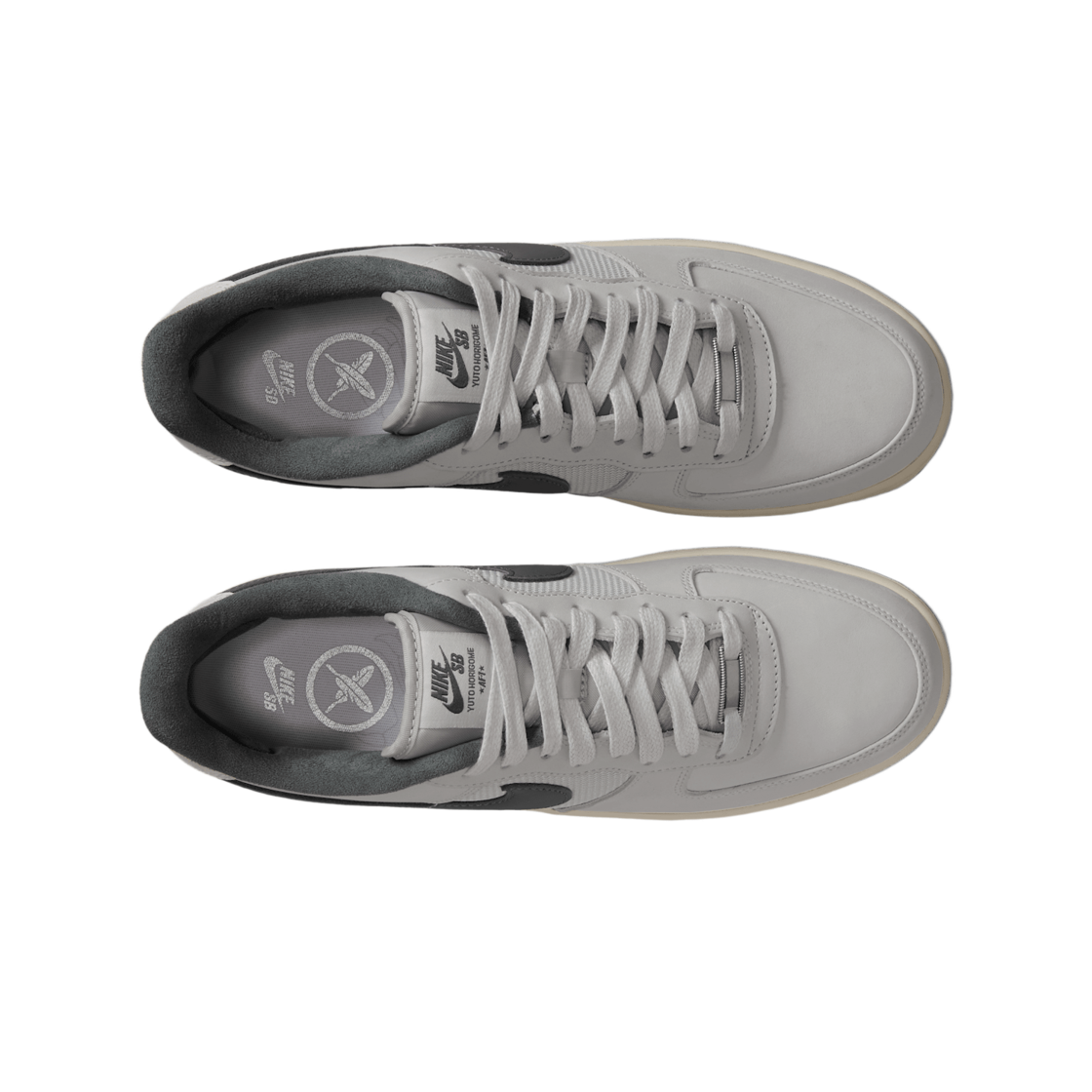 나이키 x 유토 호리고메 SB 에어포스 1 로우 라이트 본 앤 아이언 그레이(Nike x Yuto Horigome SB Air Force 1 Low Light Bone and Iron Grey) - 2