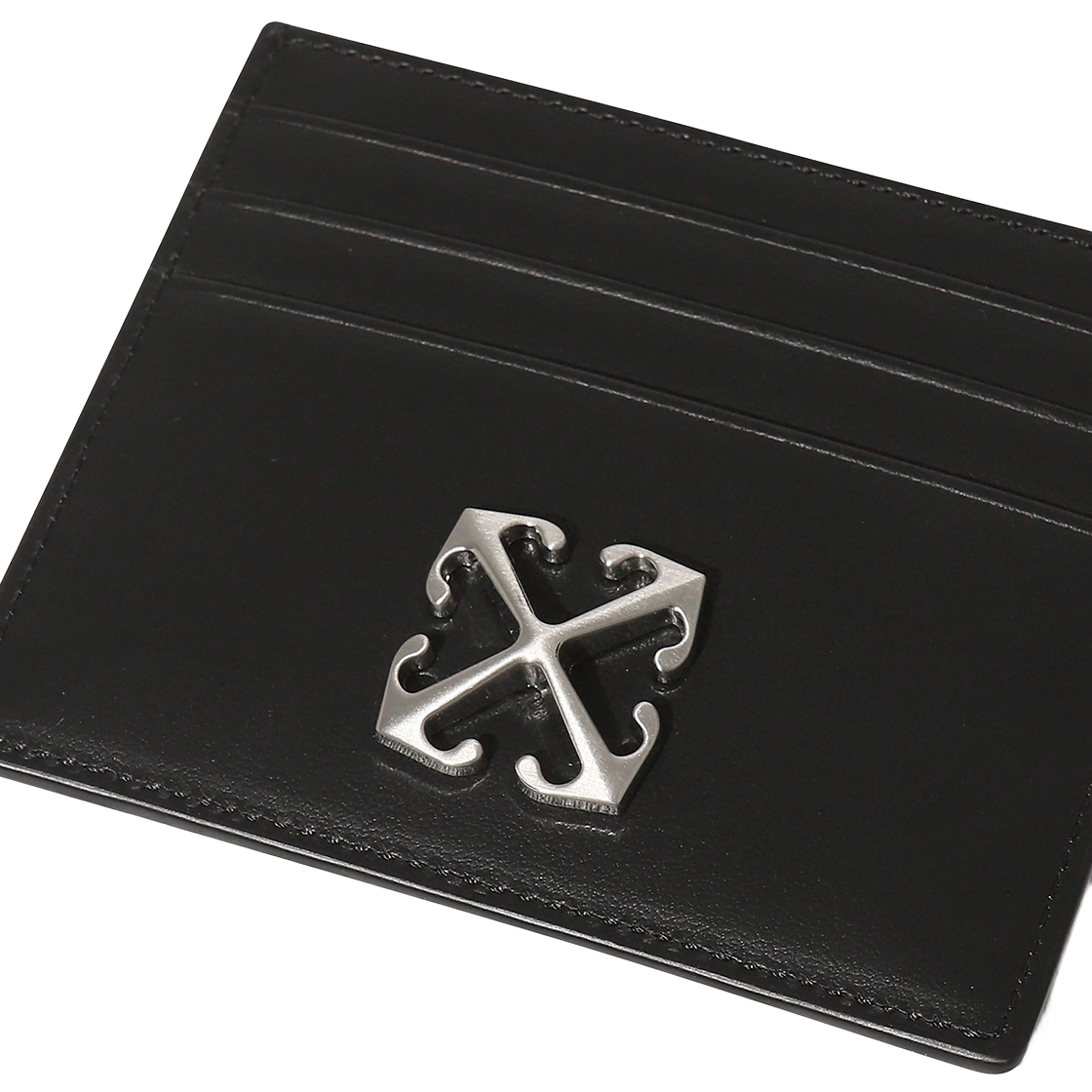 오프화이트 스트라이프 카드 홀더 (블랙)(Off-White Stripe Card Holder (Black)) - 3