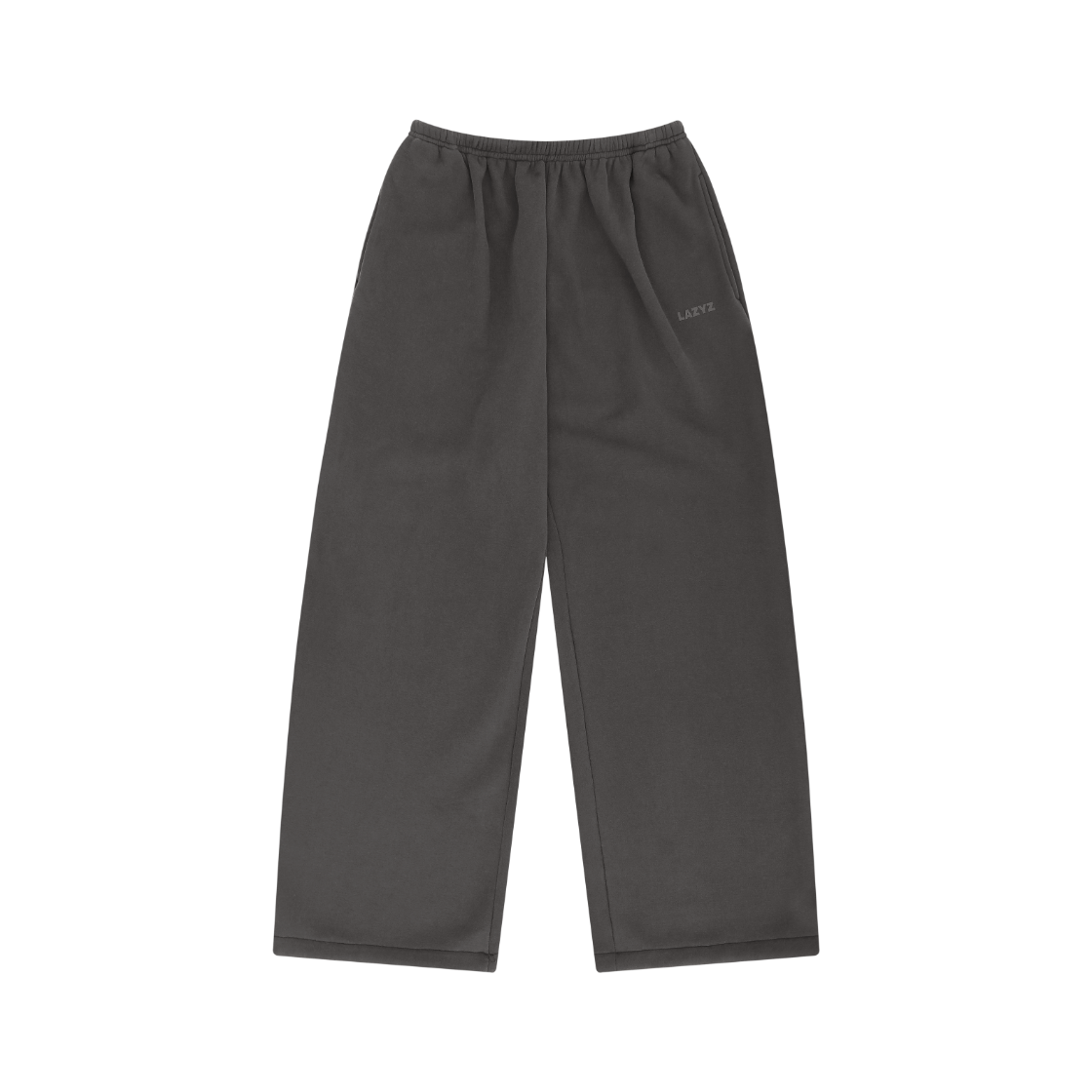 26FWB06-CH-F LAZYZ Soft Jogger String Pants Charcoal