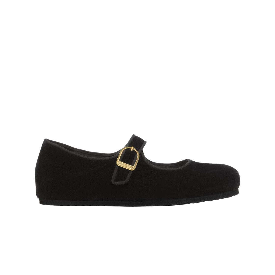 1030802 (W) Birkenstock Santa Clarita Velvet Black - Narrow