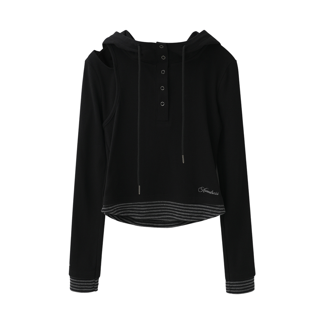 AD63TS17BK AVANDRESS Luna Hoody BLACK