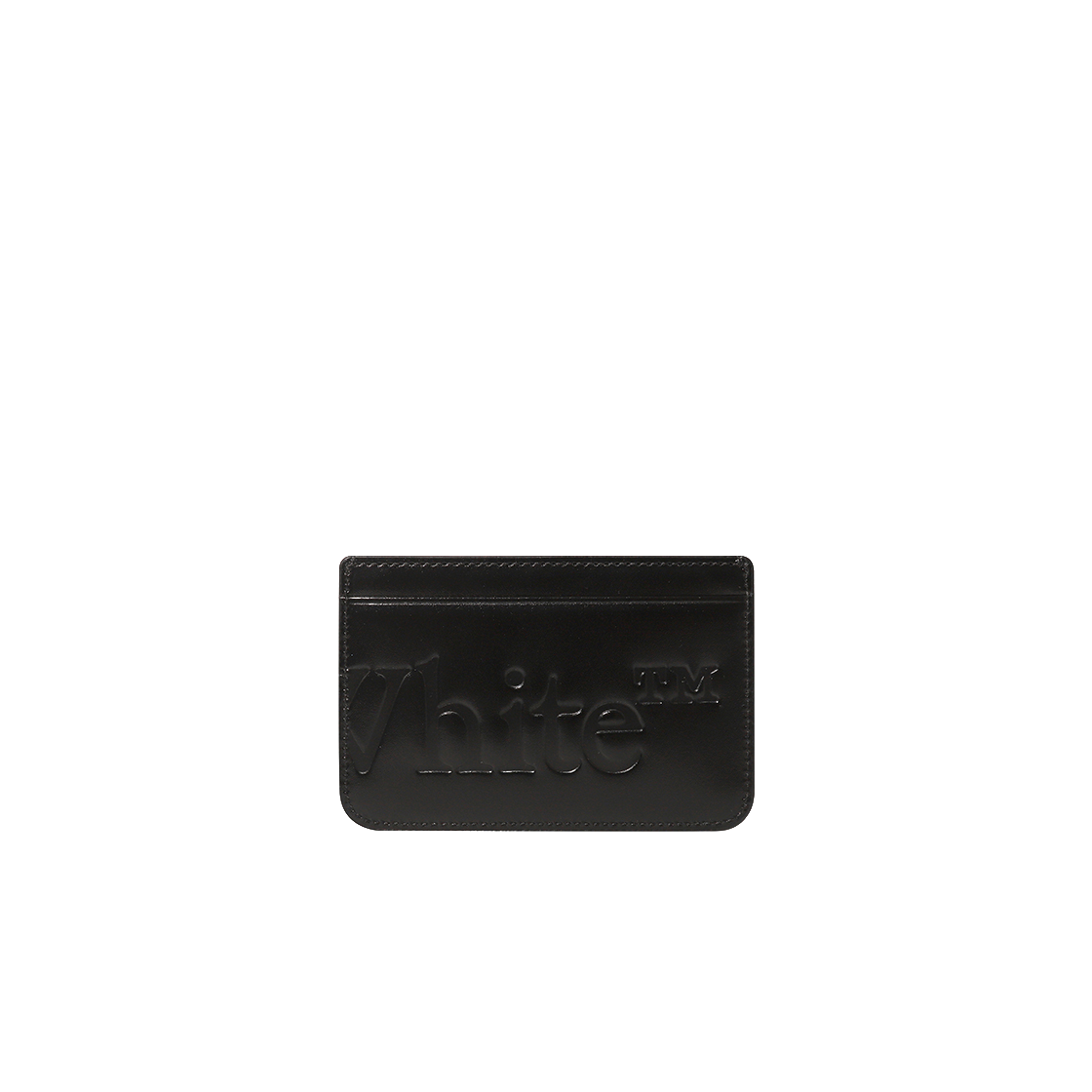 오프화이트 로고 카드 홀더 (블랙)(Off-White Logo Card Holder (Black))