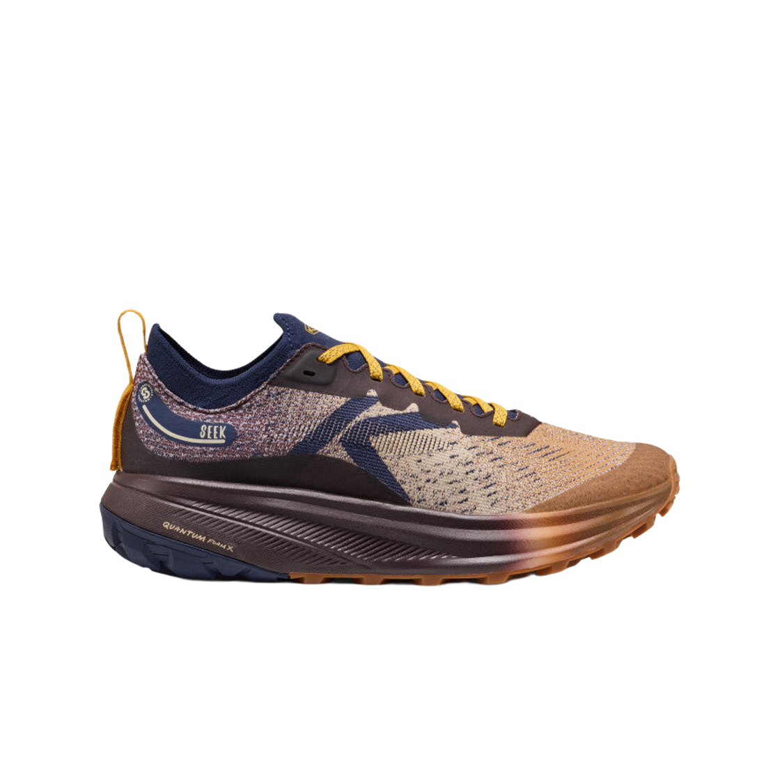 1032716 Keen Seek Trail Running Shoes Chipmunk Symphonic Sunset