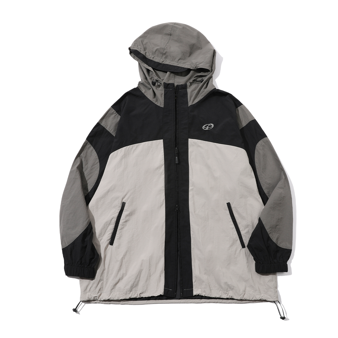 C23SF43 CPGN STUDIO Cracking Hood Windbreaker Black