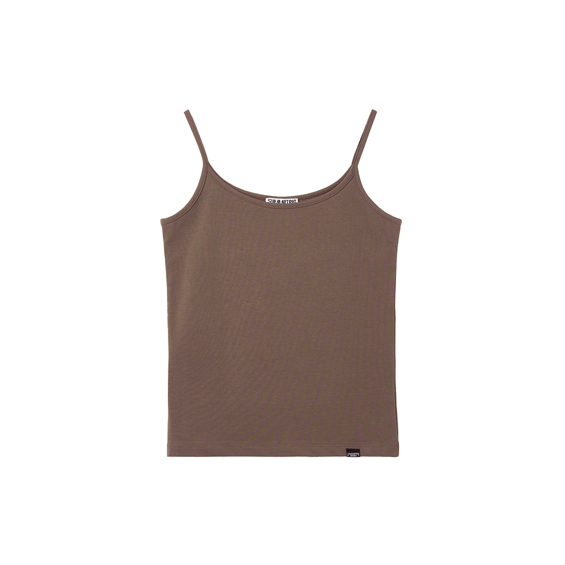 SW2E2TO71BR symmetric percent Ballet Tank Top Brown