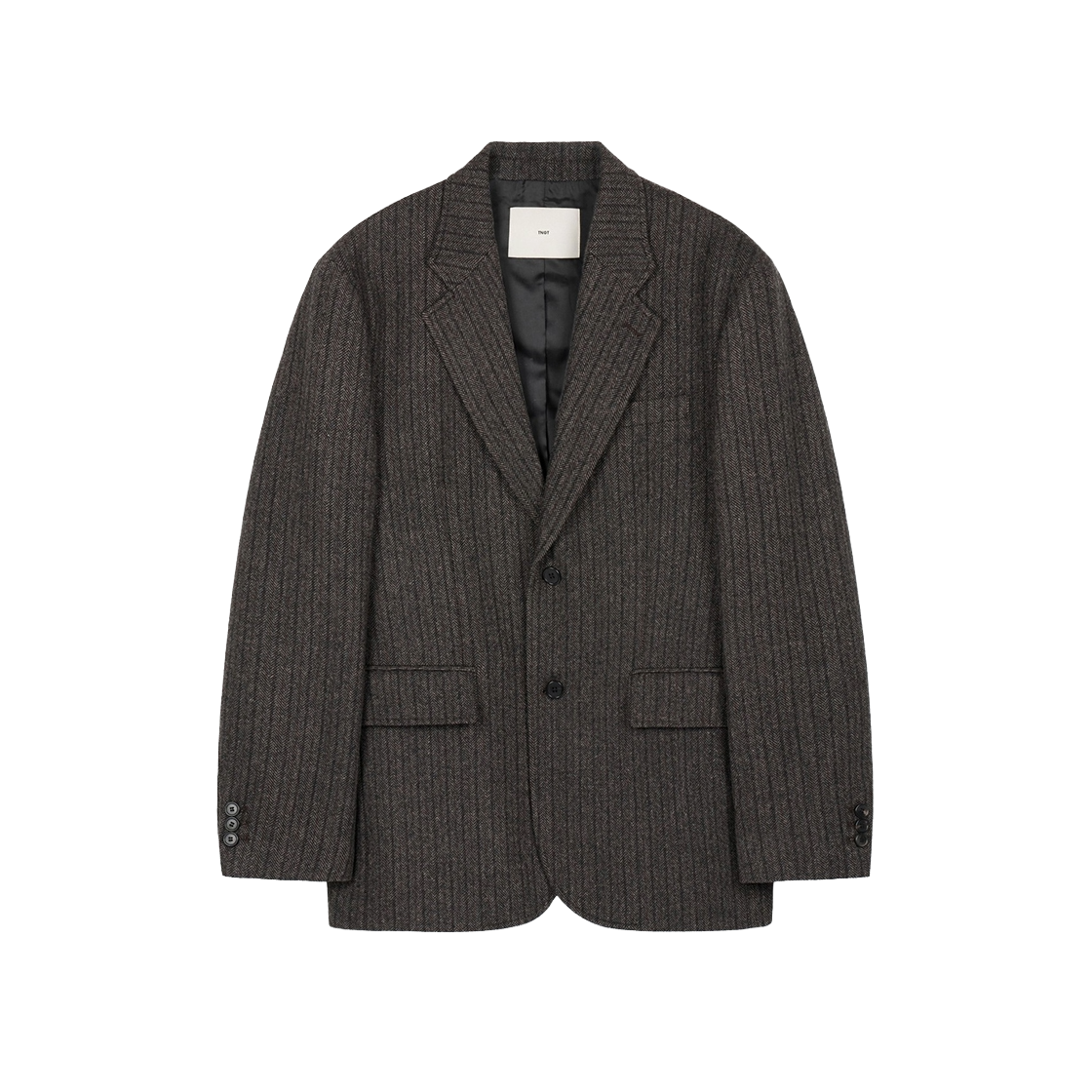 TNJA6F104G2 TNGT Wool Herringbone Jacket Grey