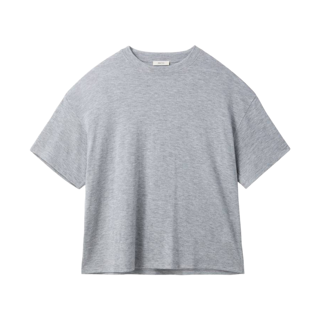 RM26WJTP001MG Recto Wool Blend Oversized T-Shirt Melange Grey