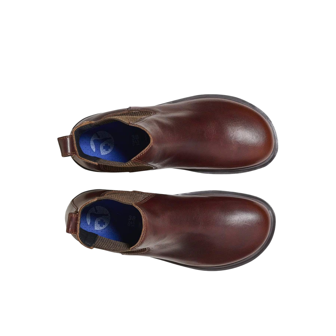 (W) 버켄스탁 하이우드 슬립온 내츄럴 레더 초콜릿 - 내로우((W) Birkenstock Highwood Slip On Natural Leather Chocolate - Narrow) - 2