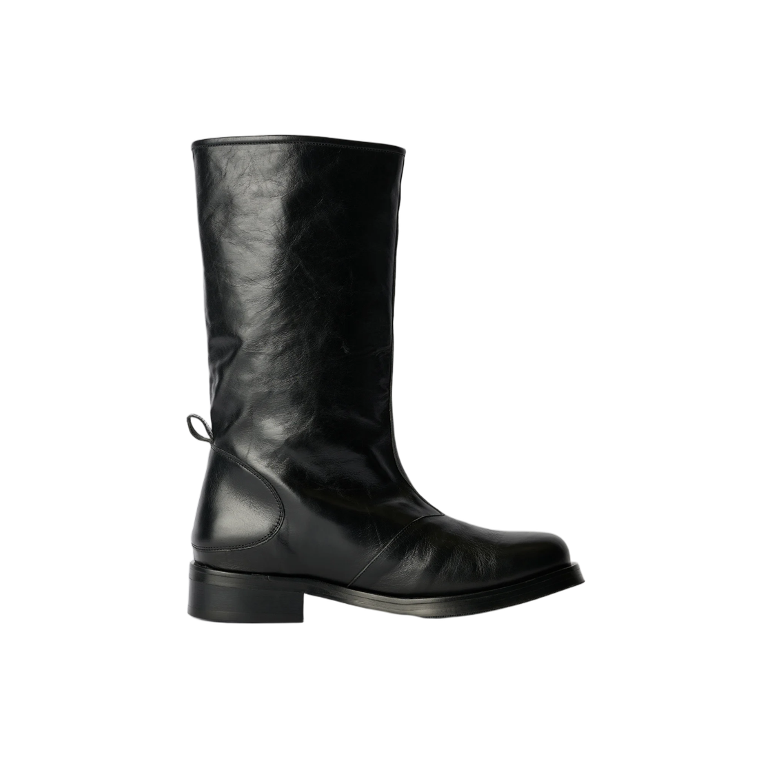 A4267HL Our Legacy Haul Camion Boot Licence Black Glassy Bovine