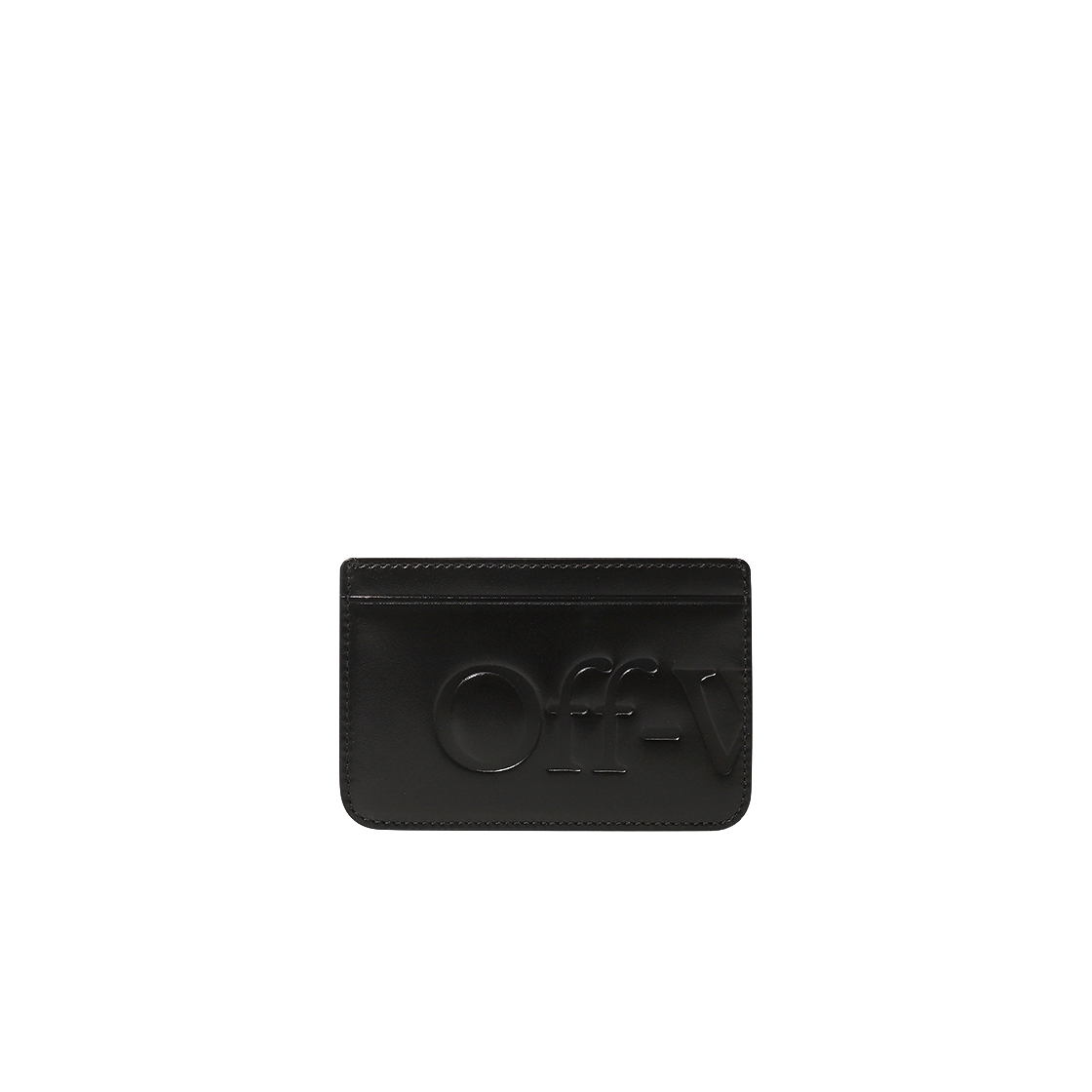 오프화이트 로고 카드 홀더 (블랙)(Off-White Logo Card Holder (Black)) - 2