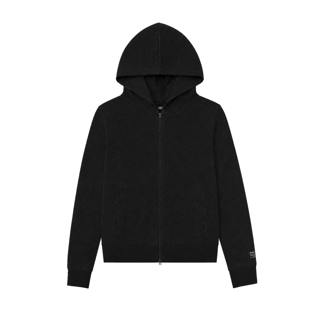 에이치덱스 무브 코튼 슬림 후디 집업 우먼 블랙(HDEX Move Cotton Slim Hoodie Zip-Up W Black)