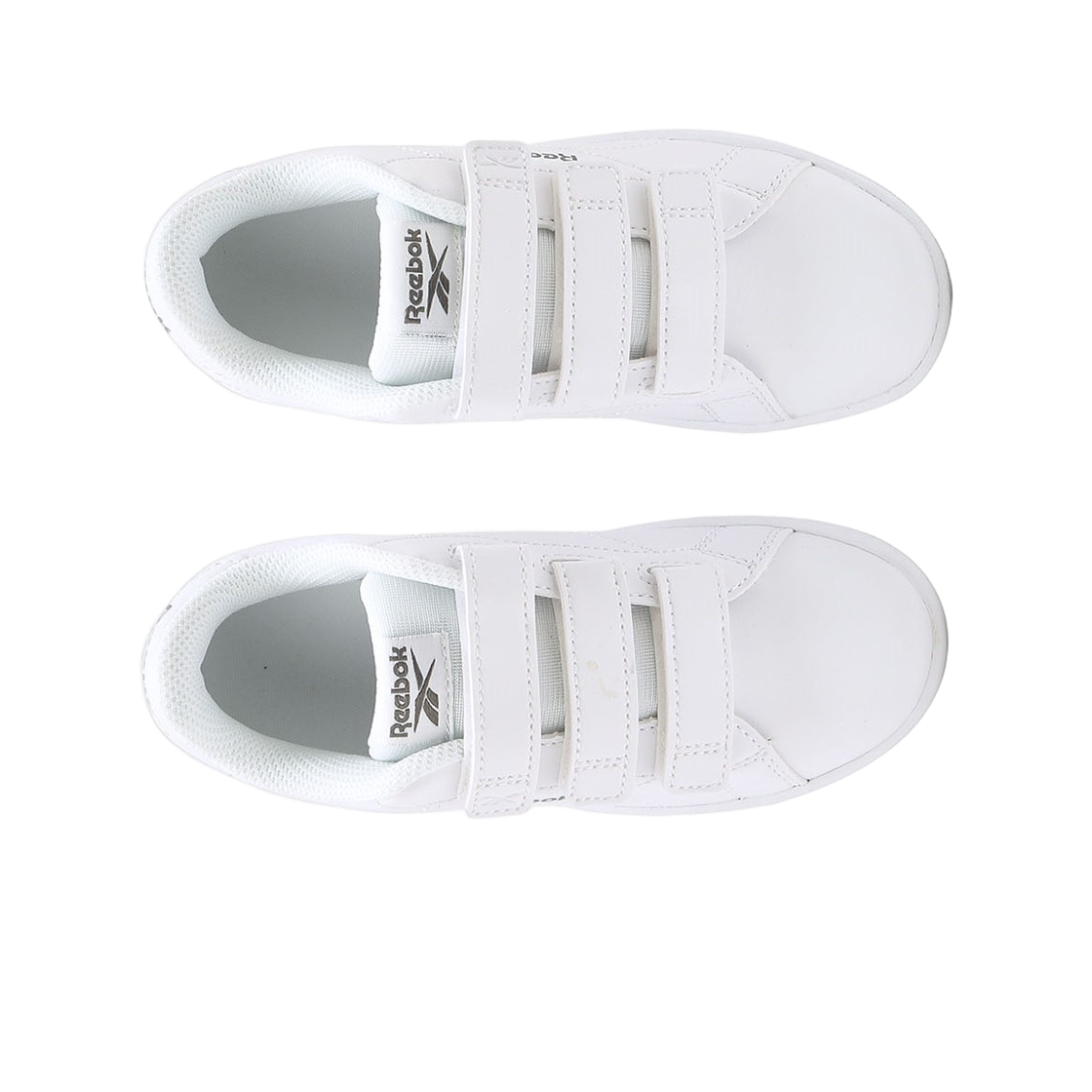 (키즈) 리복 코트 클린 화이트((Kids) Reebok Court Clean White) - 2