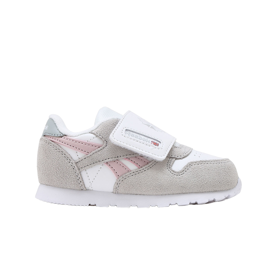 100295305/RESO6FK5IP1 (Kids) Reebok Classic Leather Grey Pink
