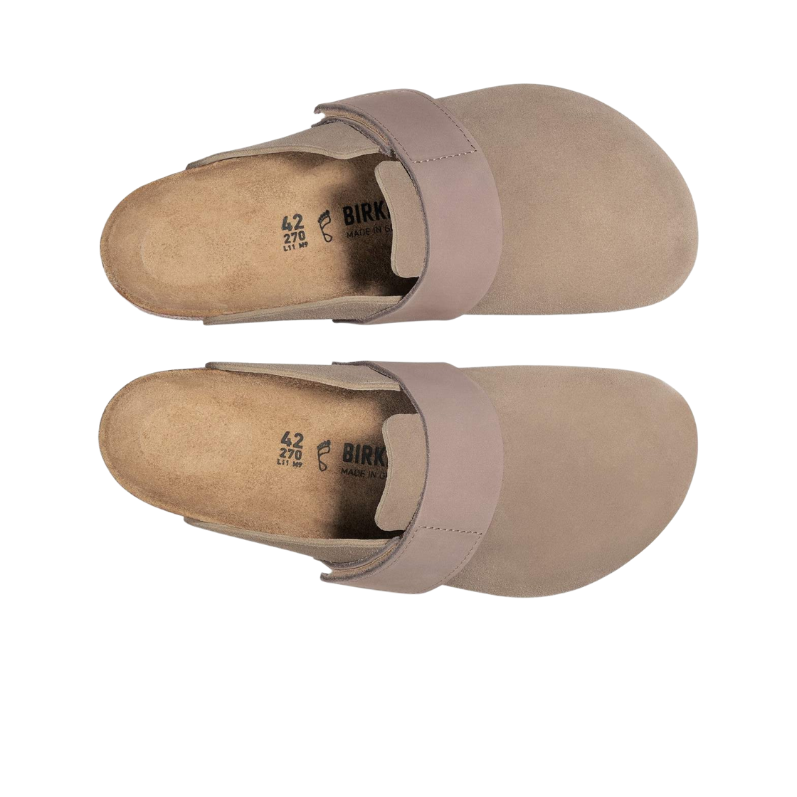 버켄스탁 로마 누벅 레더 스웨이드 토프 - 내로우(Birkenstock Loma Nubuck Leather Suede Taupe - Narrow) - 2