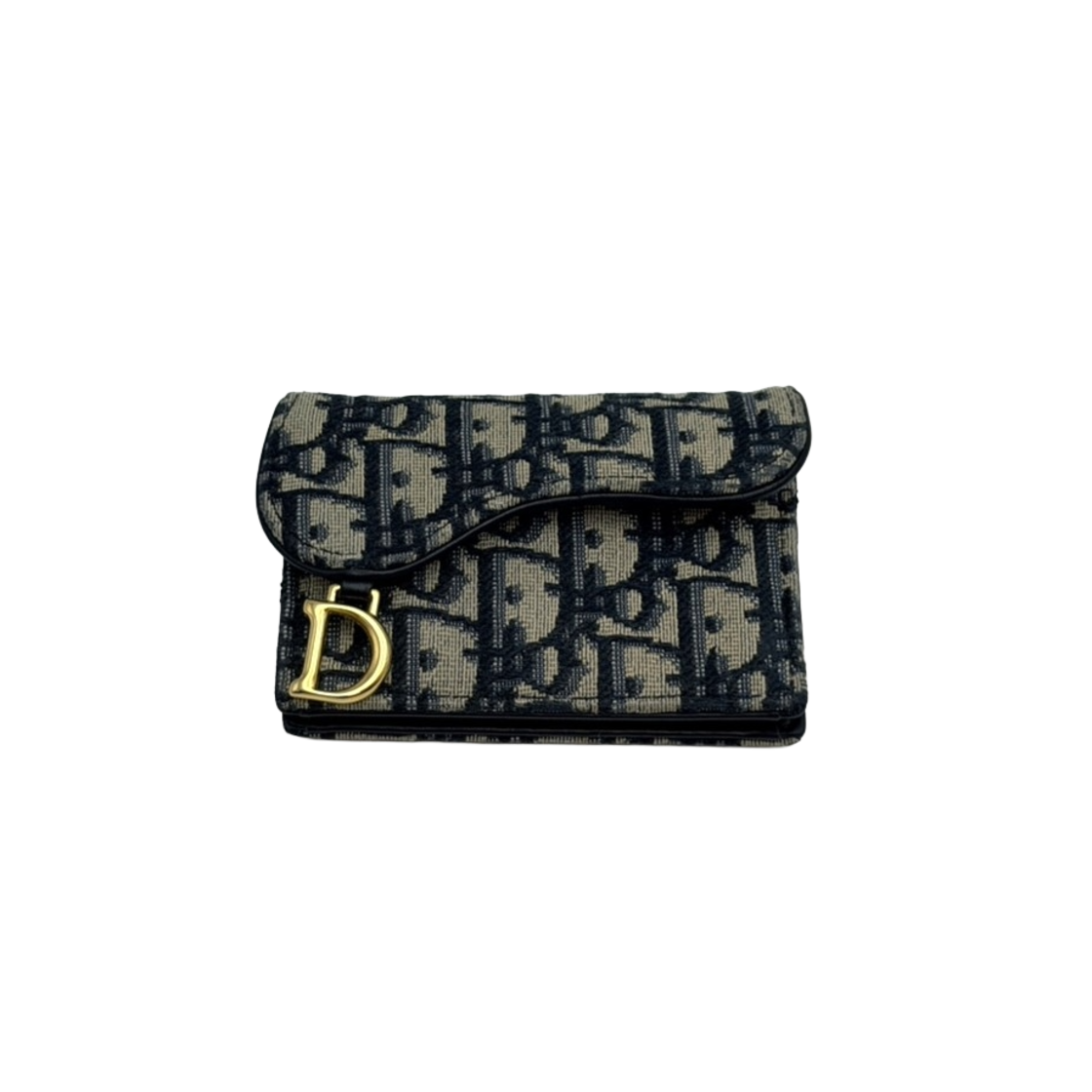 ITAH7HMB65LU Dior Saddle Oblique Card Holder