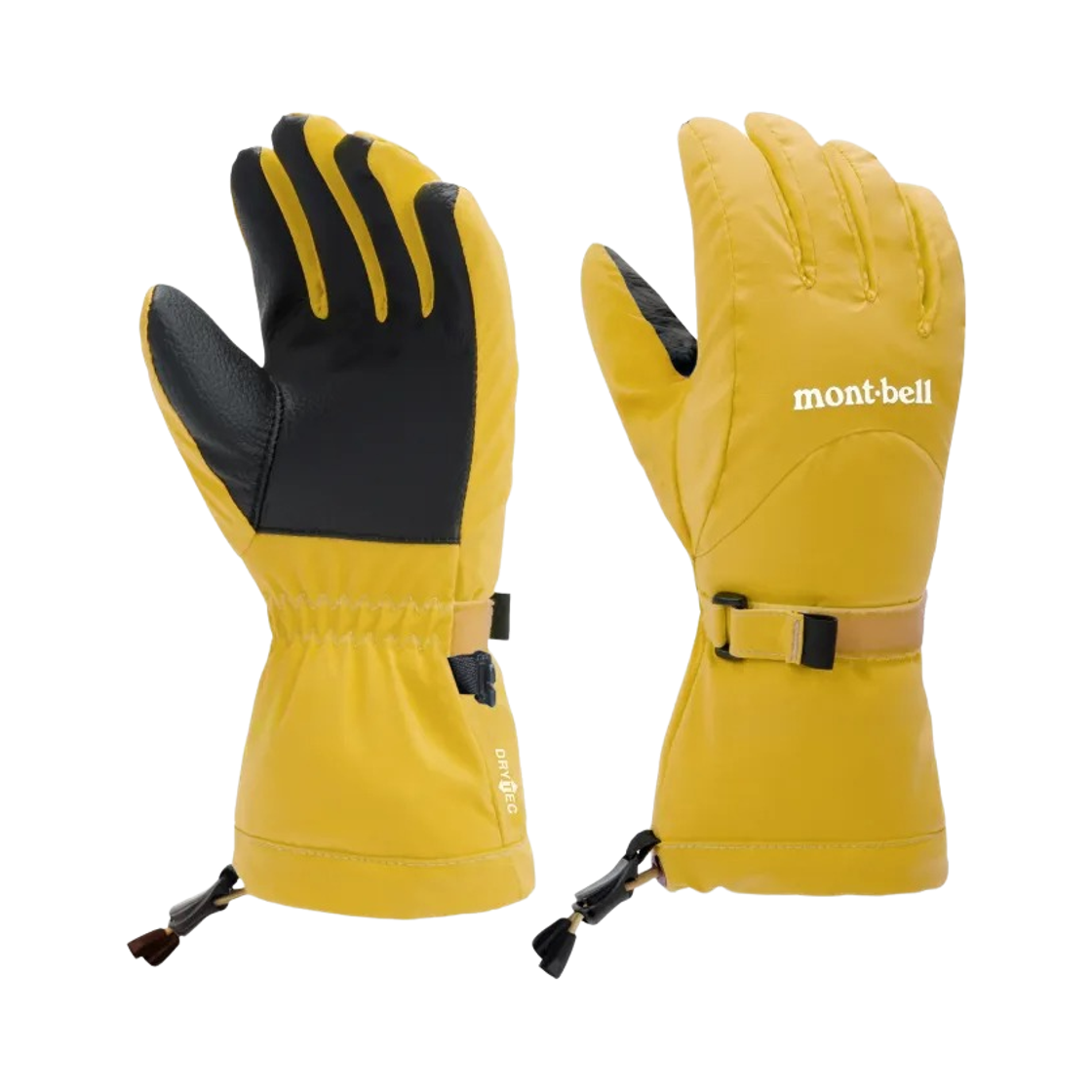1118725 (Kids) Montbell Powder Gloves Yellow 24