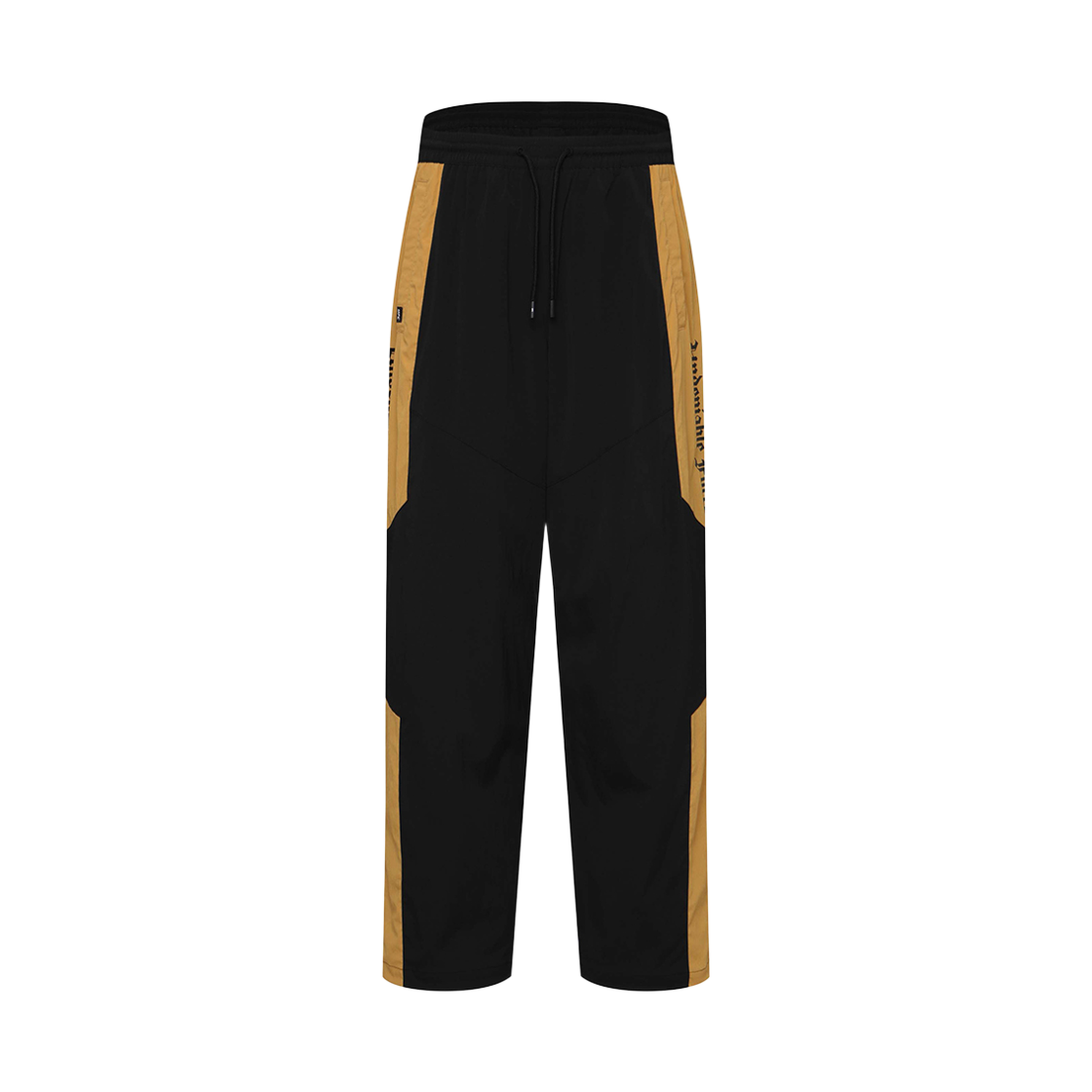 U4TPX3101YE UFC SPORT Gothic Color Block Oversized Fit Pants Yellow