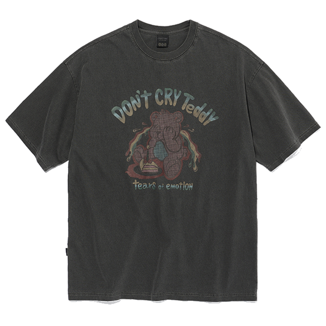 C22SB13 CPGN STUDIO Mad Hoppi Pigment T-Shirt Smoke Black
