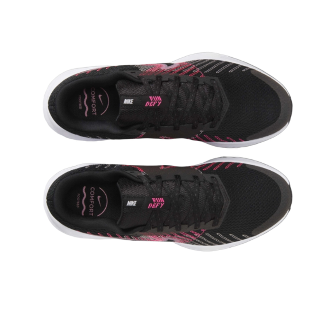 (W) 나이키 런 디파이 블랙 하이퍼 핑크((W) Nike Run Defy Black Hyper Pink) - 2