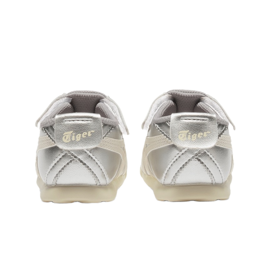 (키즈) 오니츠카 타이거 멕시코 66 실버 오프 화이트((Kids) Onitsuka Tiger Mexico 66 Silver Off White) - 3