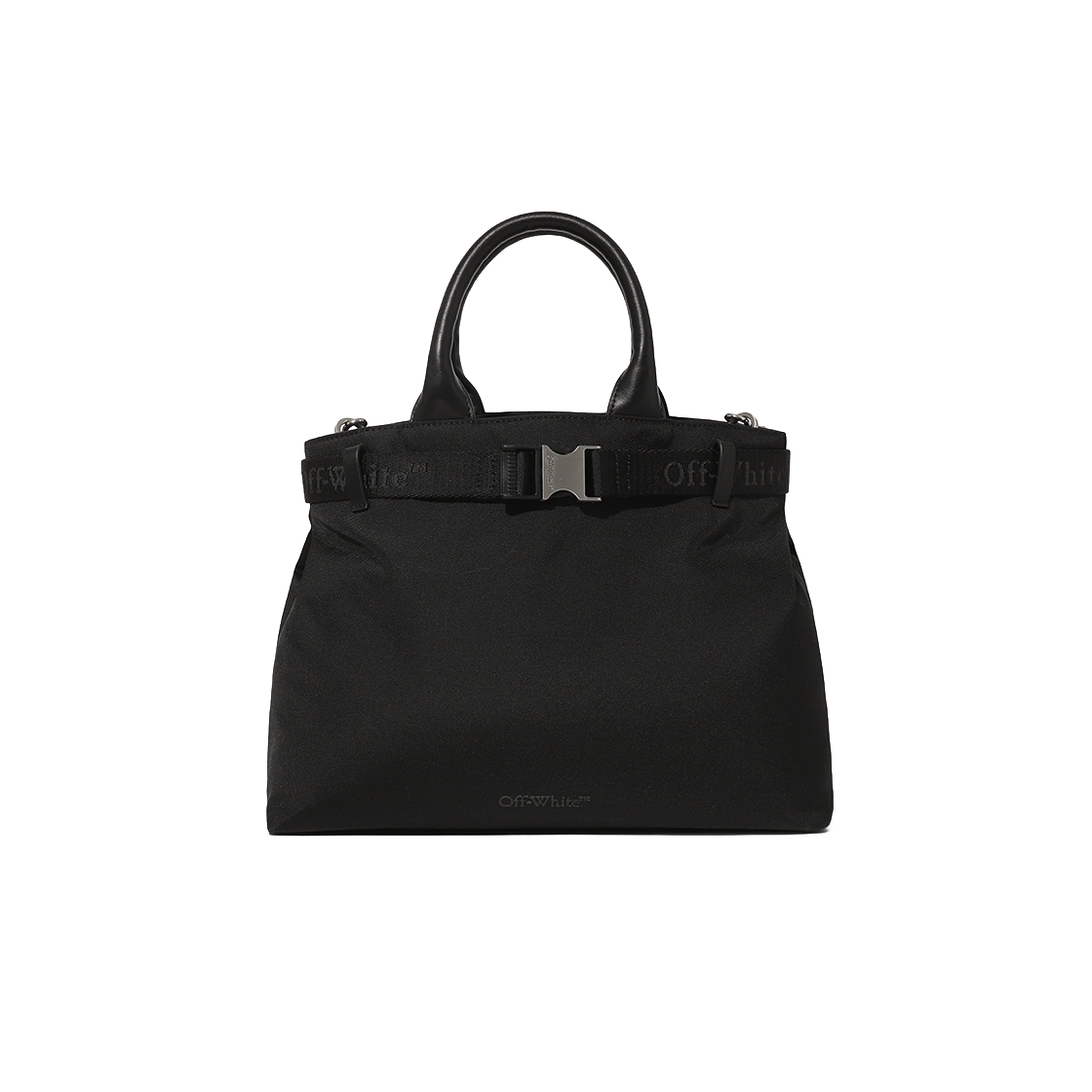 OWB66TO7081 Off-White EW Tote Bag S (Black)