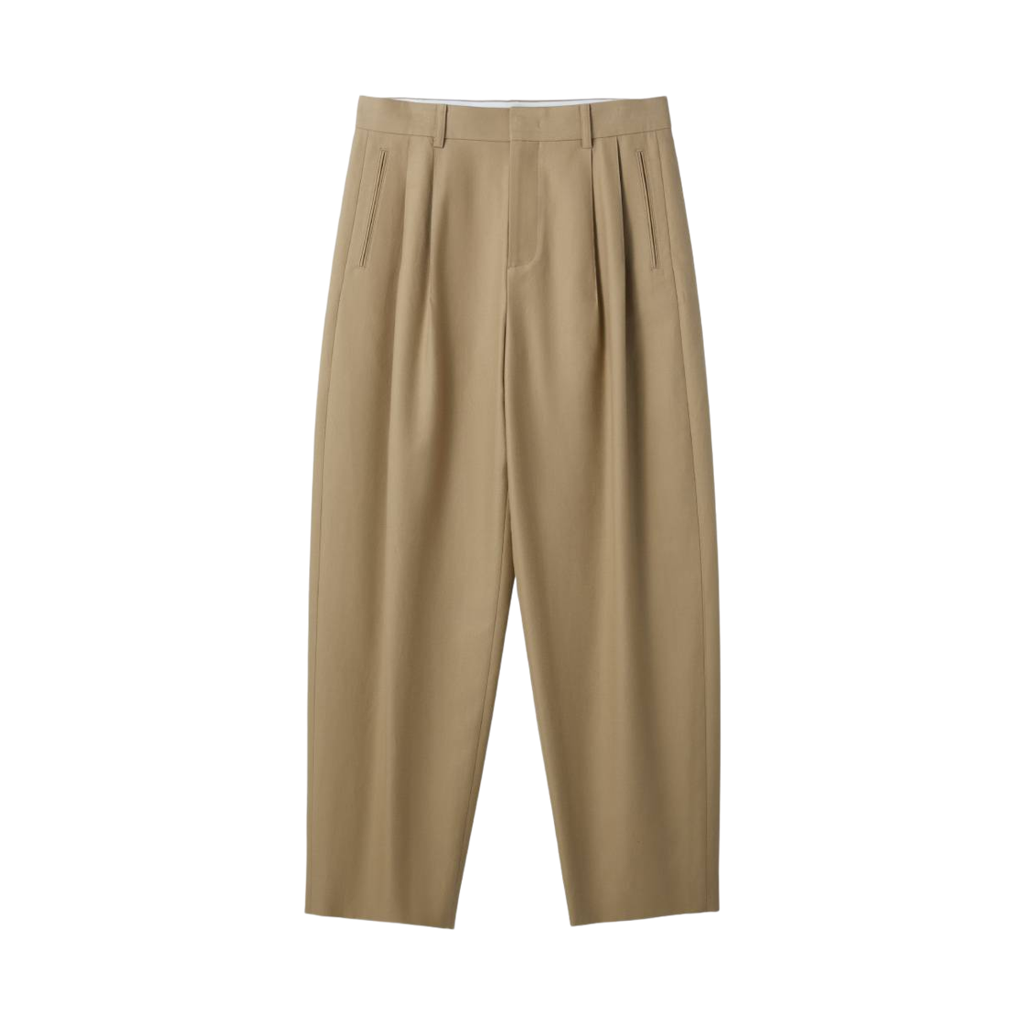 RM26WWPT009BE Recto Wool Blend Tuck Pants Beige