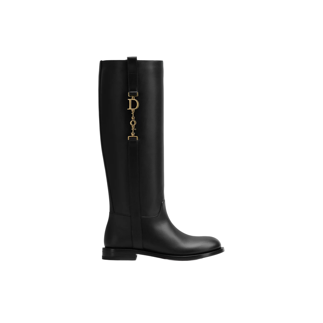 KDT288CFY-S900 (W) Dior Diorly Boot Shiny Calfskin Black