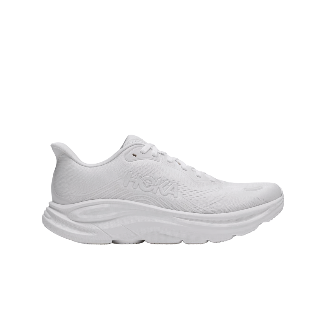 1177539-WWH (W) Hoka Clifton 11 White - Wide