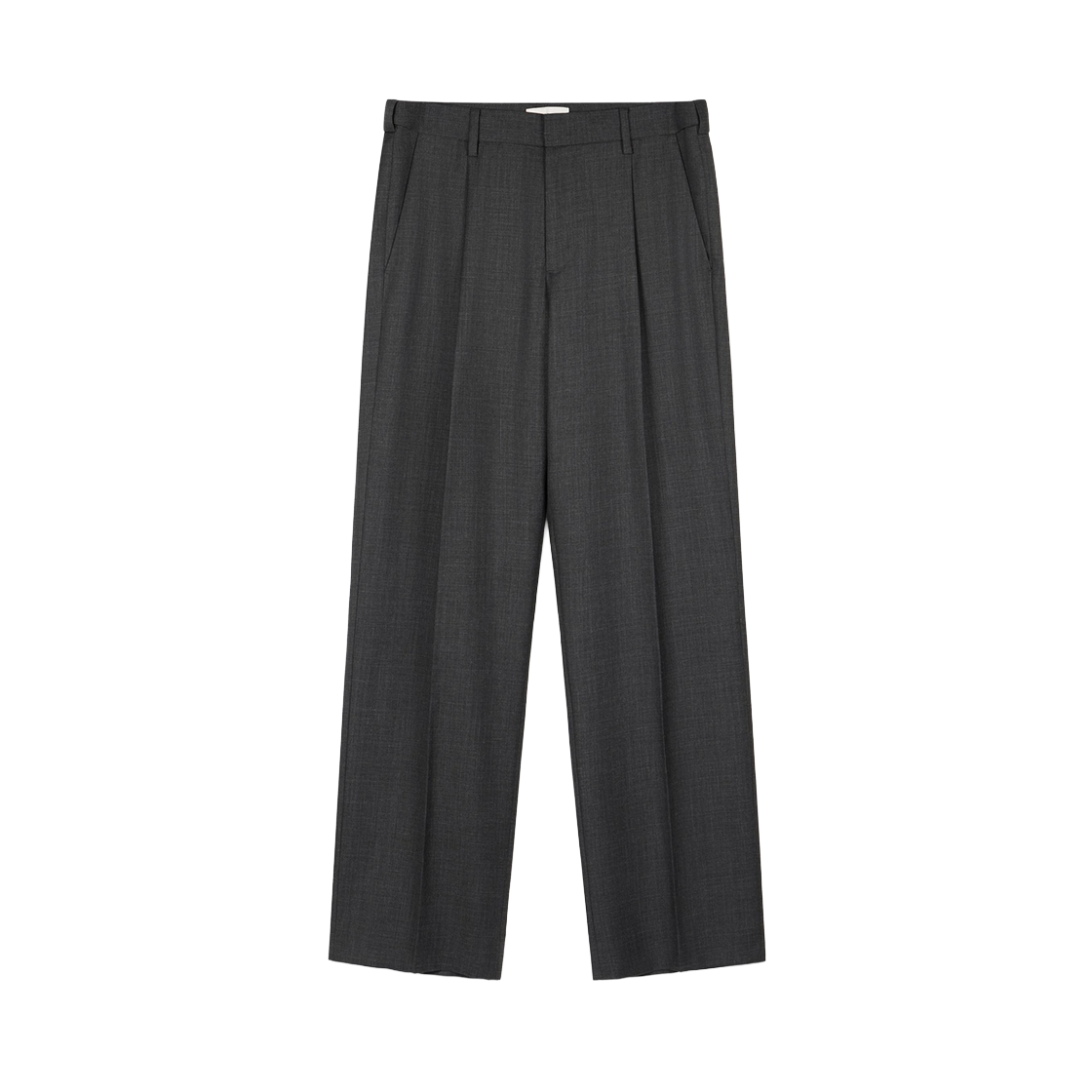 TNPA6F105G2 TNGT Wool Blend Comfort Semi-Wide Pants Charcoal