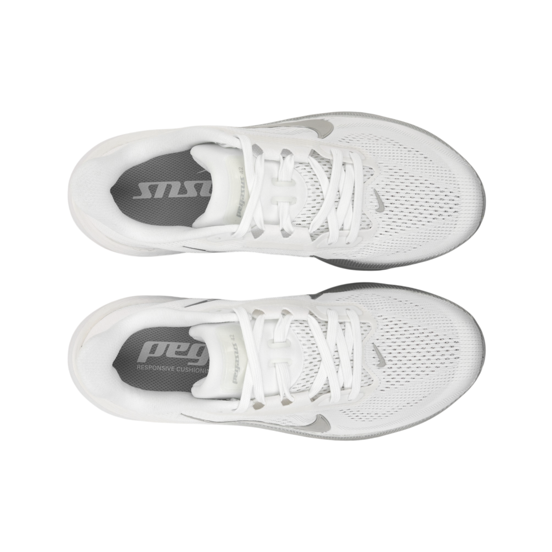 (W) 나이키 에어 줌 페가수스 42 화이트 울프 그레이((W) Nike Air Zoom Pegasus 42 White Wolf Grey) - 5