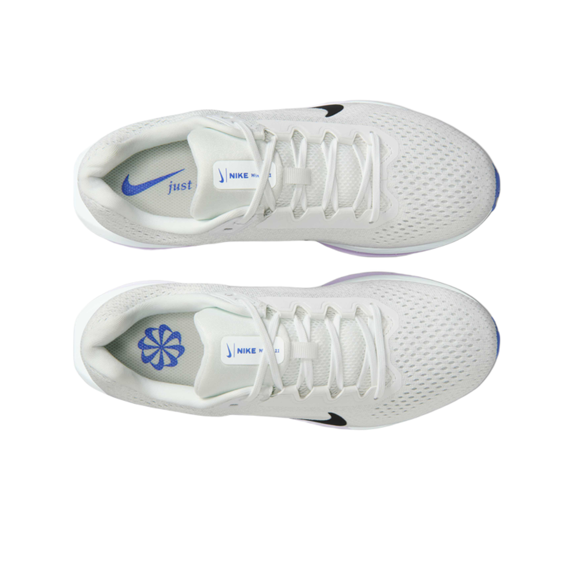 (W) 나이키 윈플로 11 서밋 화이트 바이올렛 미스트((W) Nike Winflo 11 Summit White Violet Mist) - 2