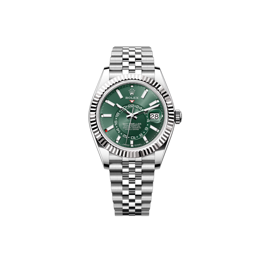 ITN54CHIAJ5Q Rolex Sky-Dweller Mint Green Jubilee