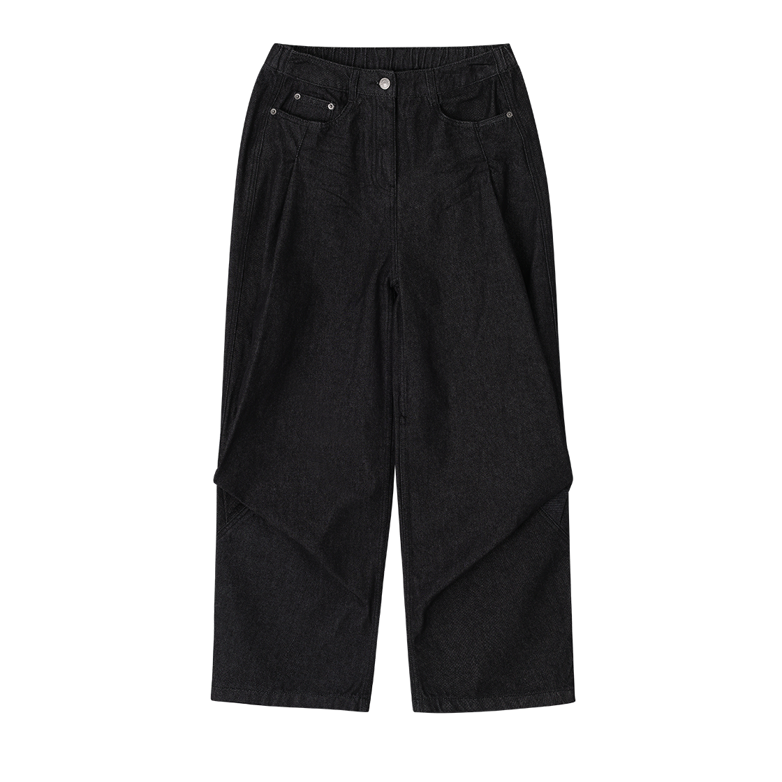 WI5PT714BK (W) SONGZIO COLLECTION Bias Drape Denim Black