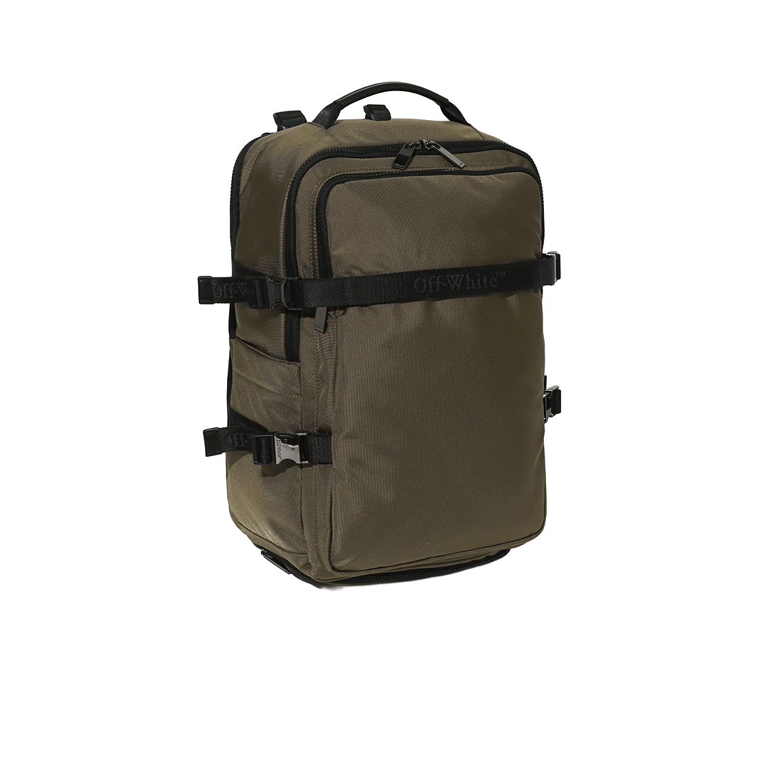 오프화이트 빅 포켓 백팩 (카키)(Off-White Big Pocket Backpack (Khaki)) - 2