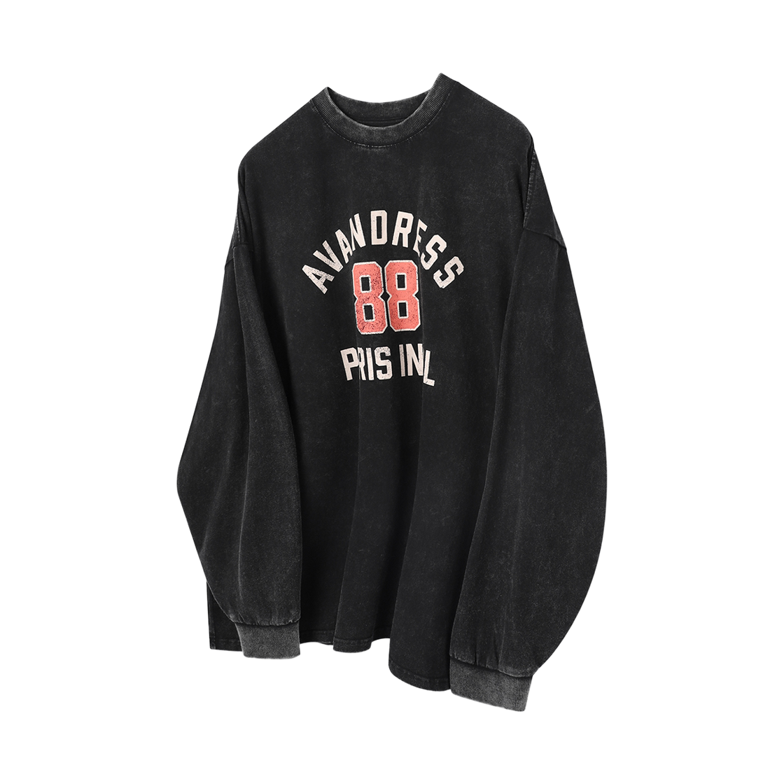 AV53TS05SABK AVANDRESS Retro88 Long Sleeve SALT BLACK