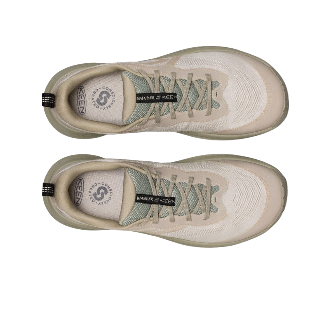 킨 원더 트레일 러닝 슈즈 스타 화이트 데저트 세이지(Keen Wander Trail Running Shoes Star White Desert Sage) - 2