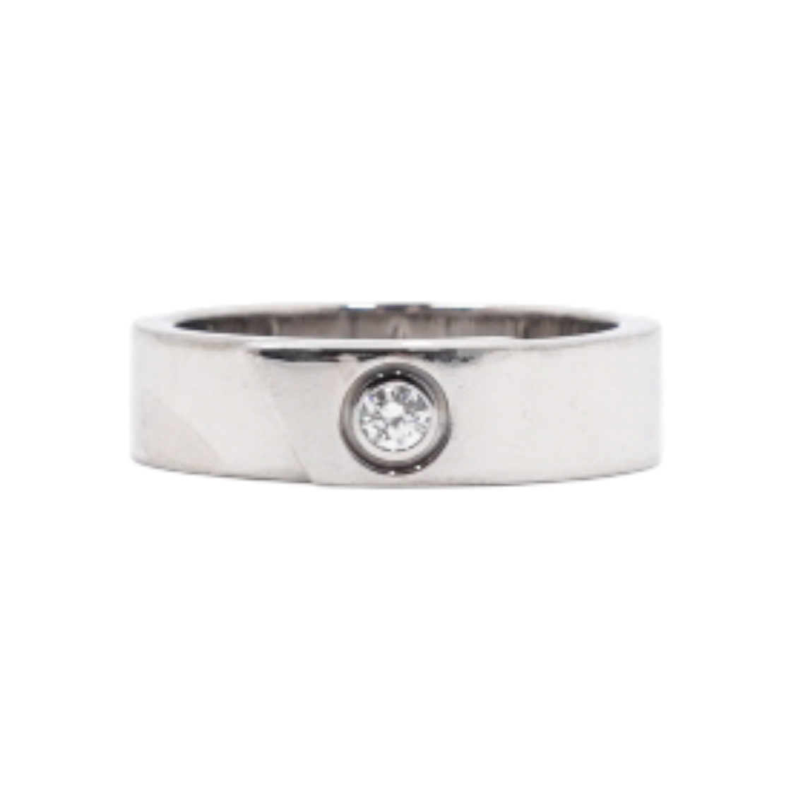 ITNWP6FV5PD2 Cartier 18K White Gold 1P Diamond Anniversary Ring