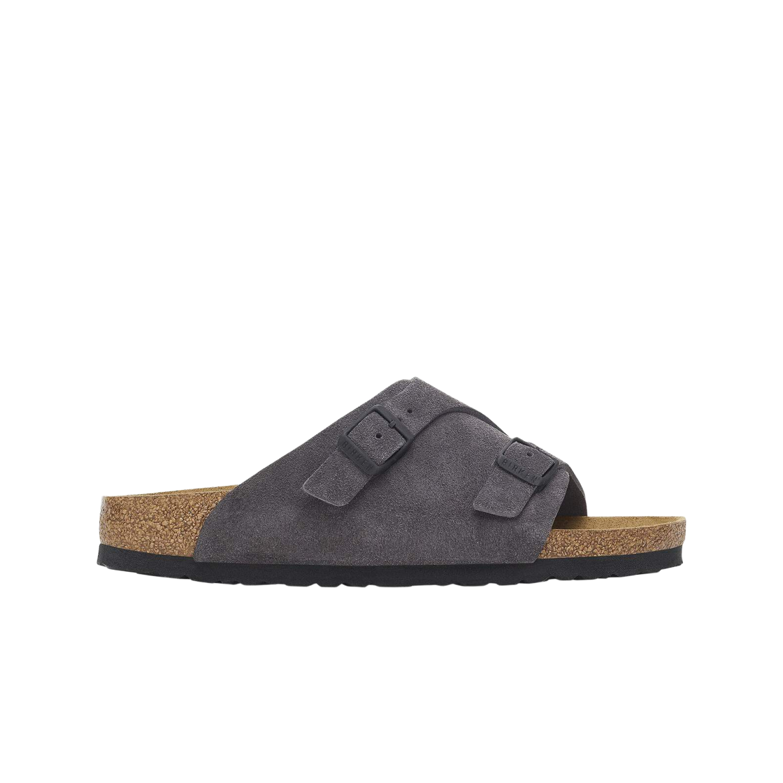 1028586 Birkenstock Zurich Suede Leather Velvet Gray - Regular
