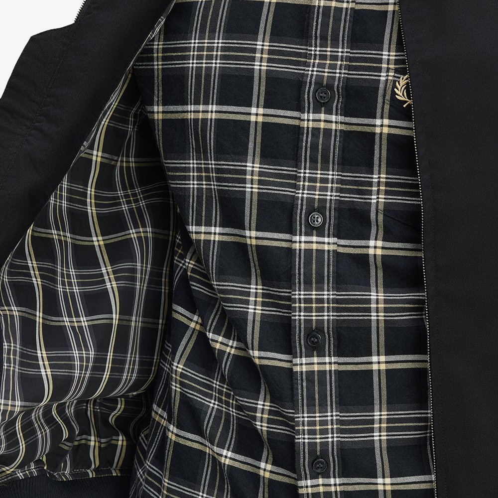 프레드페리 클래식 해링턴 재킷 블랙(Fred Perry Classic Harrington Jacket Black) - 5