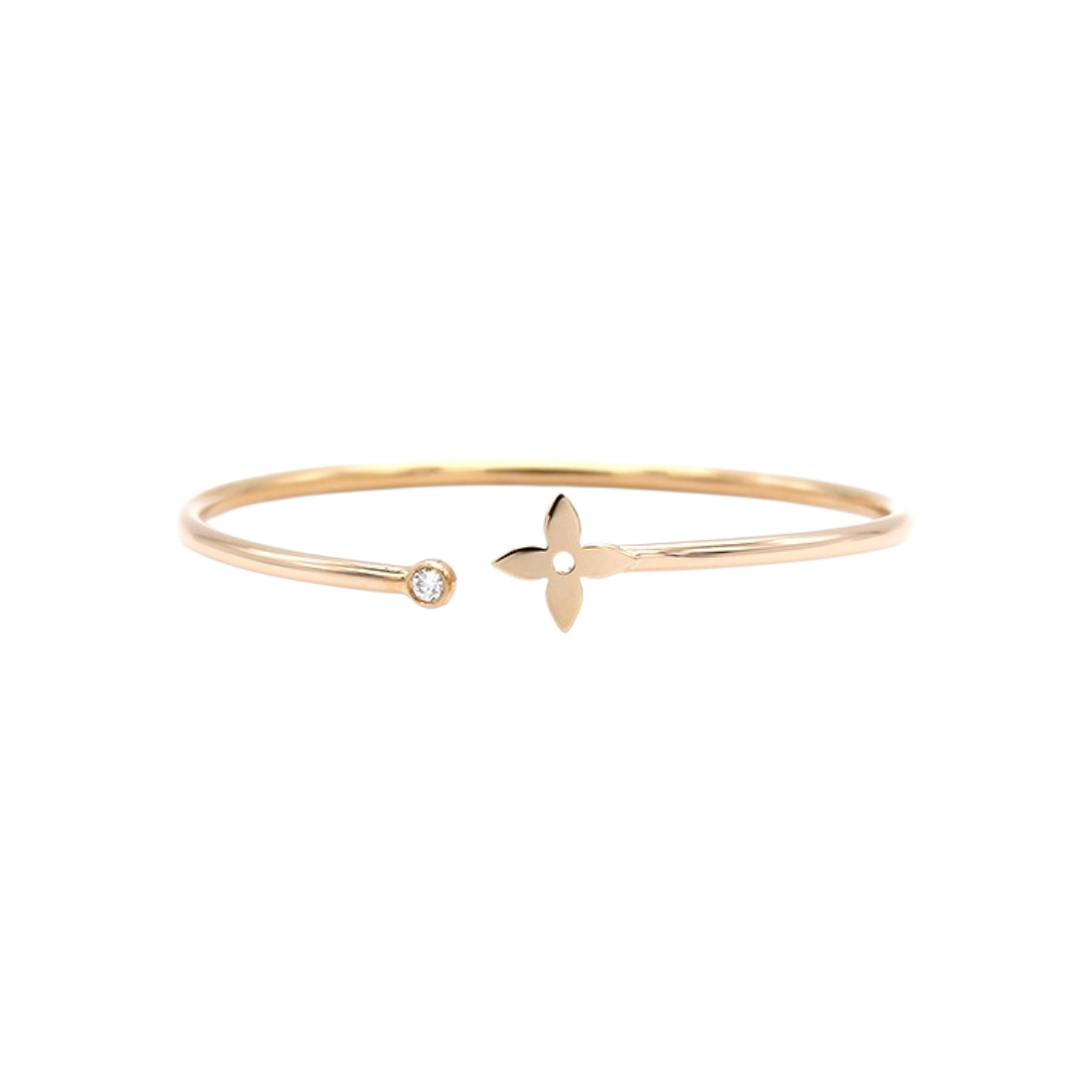 ITOISJKK4LBI Louis Vuitton Idylle Blossom Twist 18K Diamond Bracelet