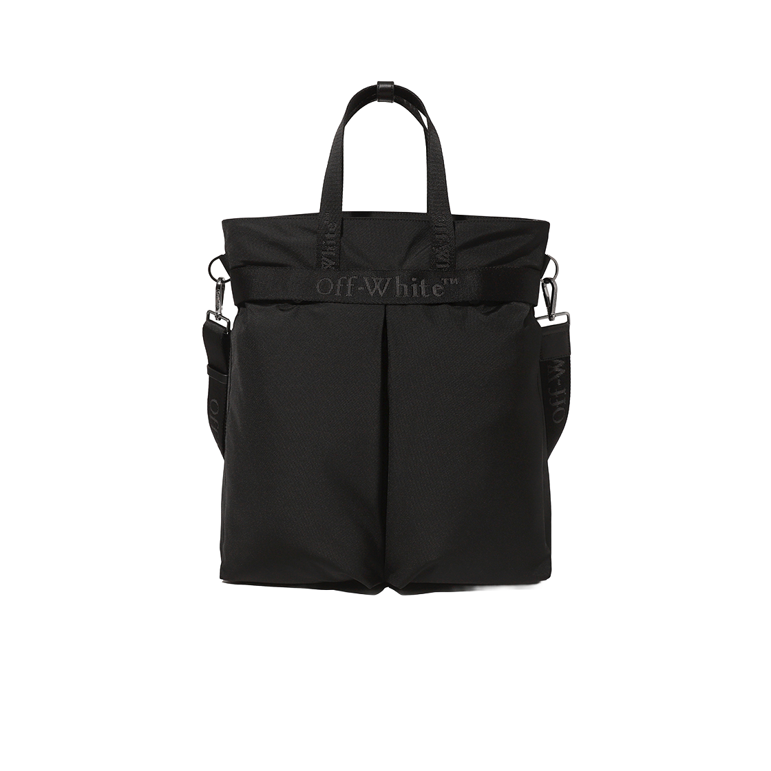 오프화이트 NS 토트 백 (블랙)(Off-White NS Tote Bag (Black))