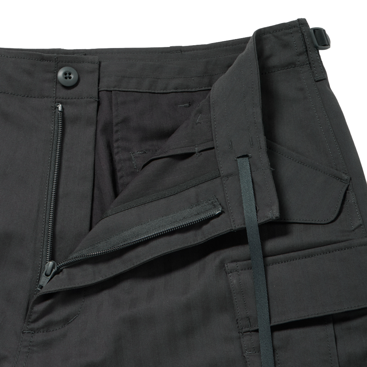 다이와 피어39 테크 6P 필드 팬츠 헤링본 차콜 - 26FW(DAIWA PIER39 Tech 6P Field Pants Herringbone Charcoal - 26FW) - 3