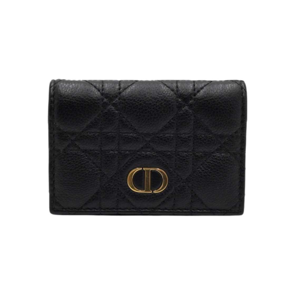 ITQKODGVSB4R Dior Black Caro Cannage Women Wallet