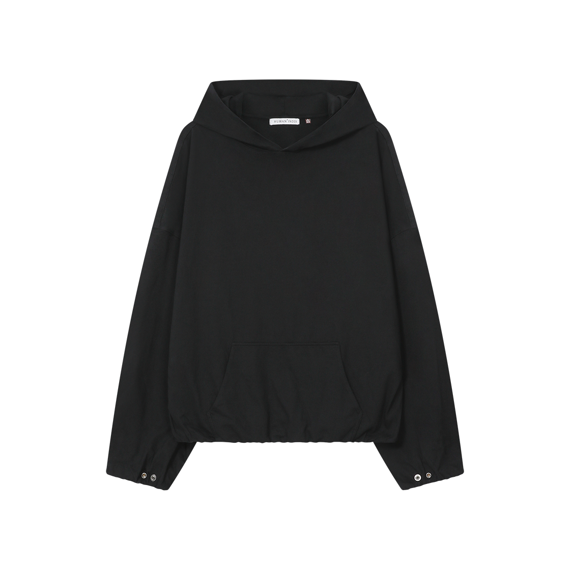 폴리테루 휴먼인덱스 복서 후디 블랙(Polyteru Human Index Boxer Hoodie Black)