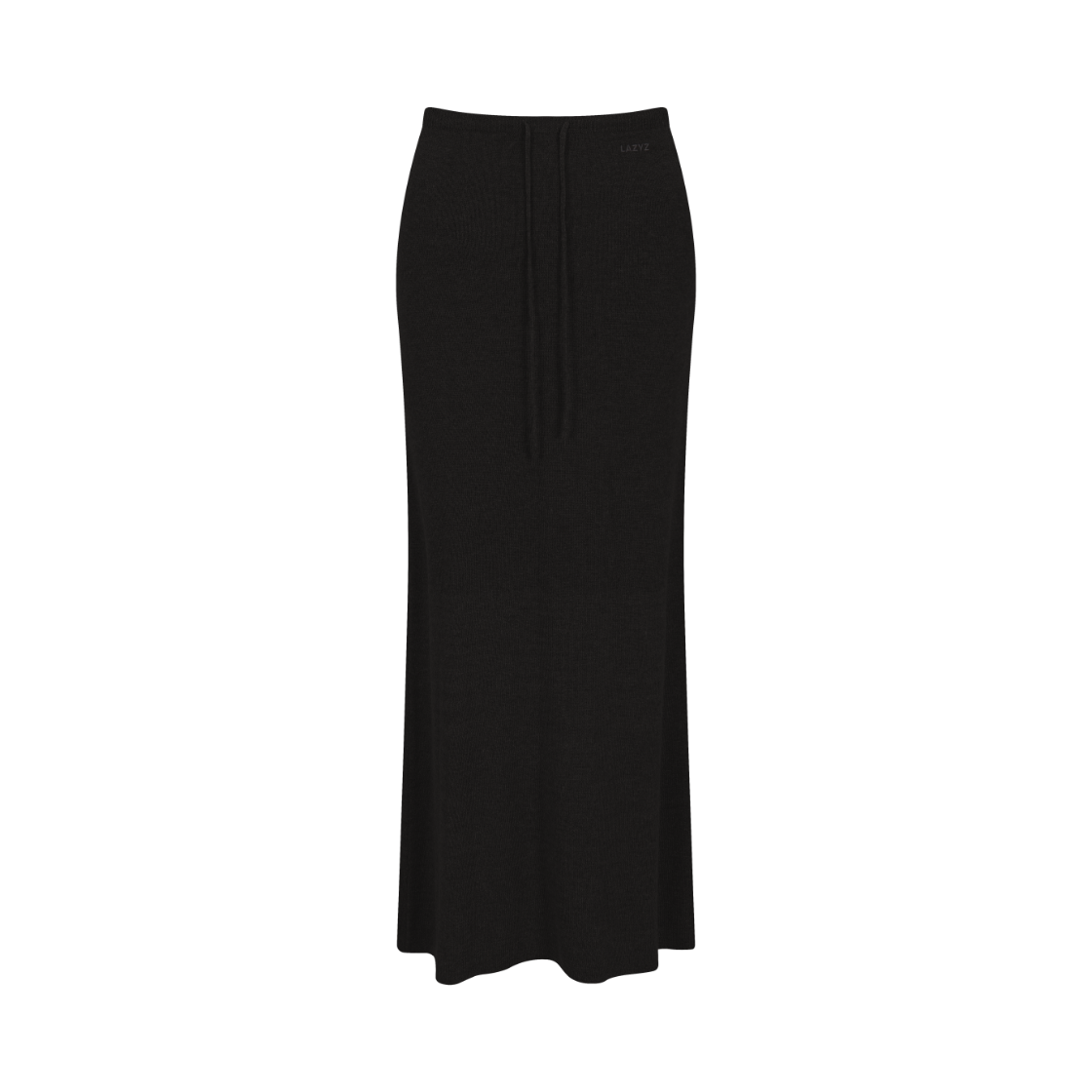 레이지지 오프아워 니트 롱 스커트 블랙(LAZYZ Off Hour Knit Long Skirt Black)