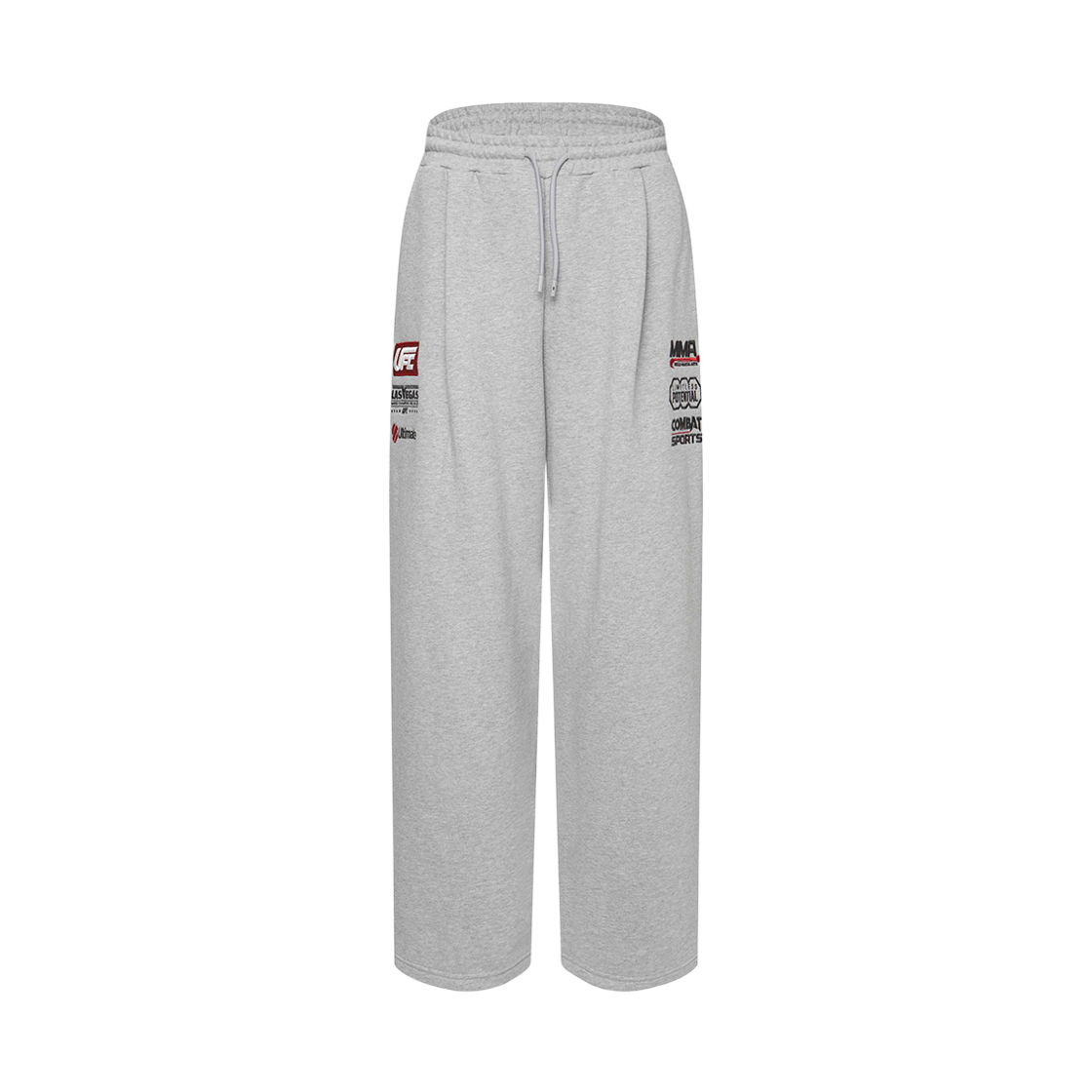 U2TPX3303MG UFC SPORT Mma Sponsorship Mega Oversized Fit Sweat Pants Melange Grey