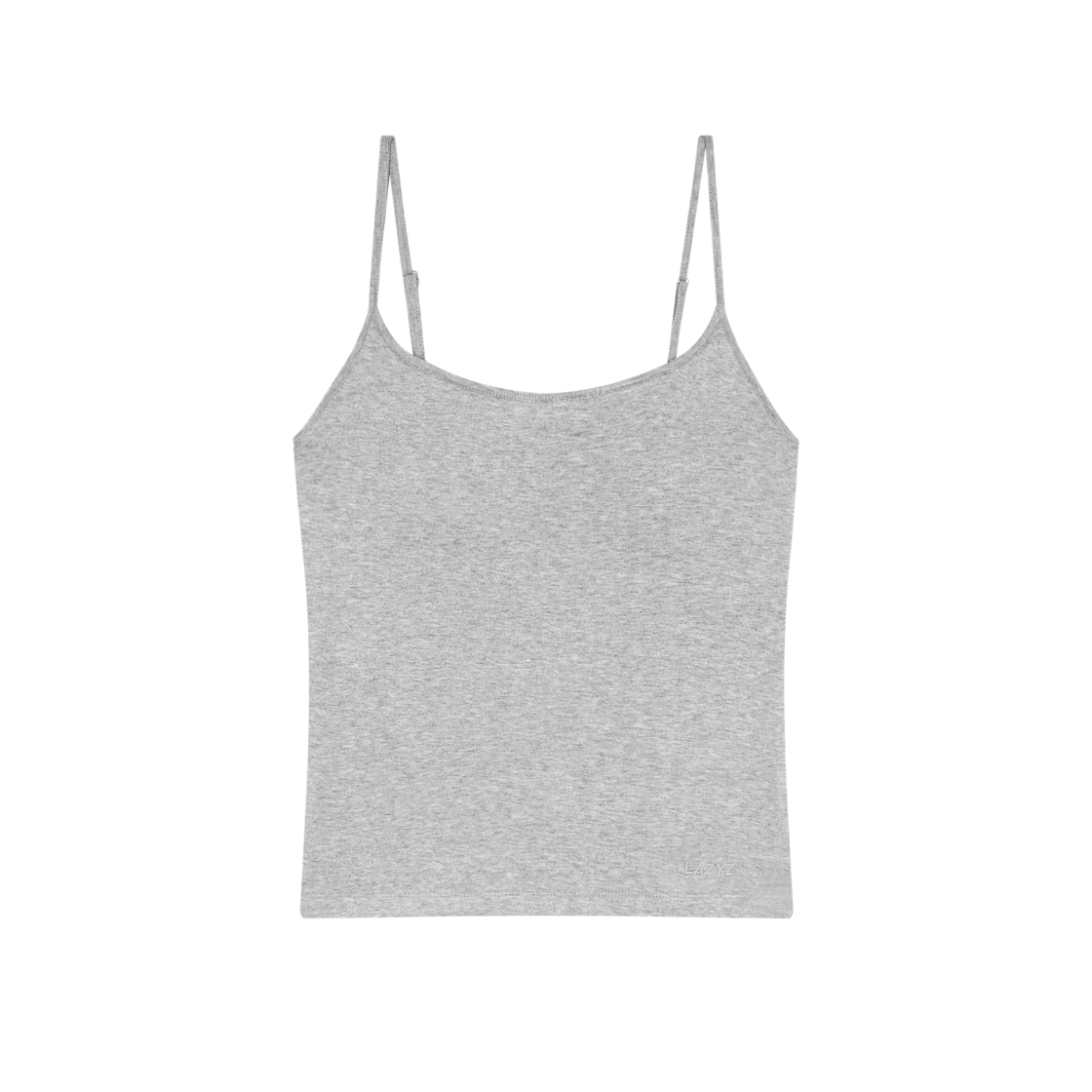 레이지지 크리미 패디드 캐미솔 그레이(LAZYZ Creamy Padded Camisole Gray)