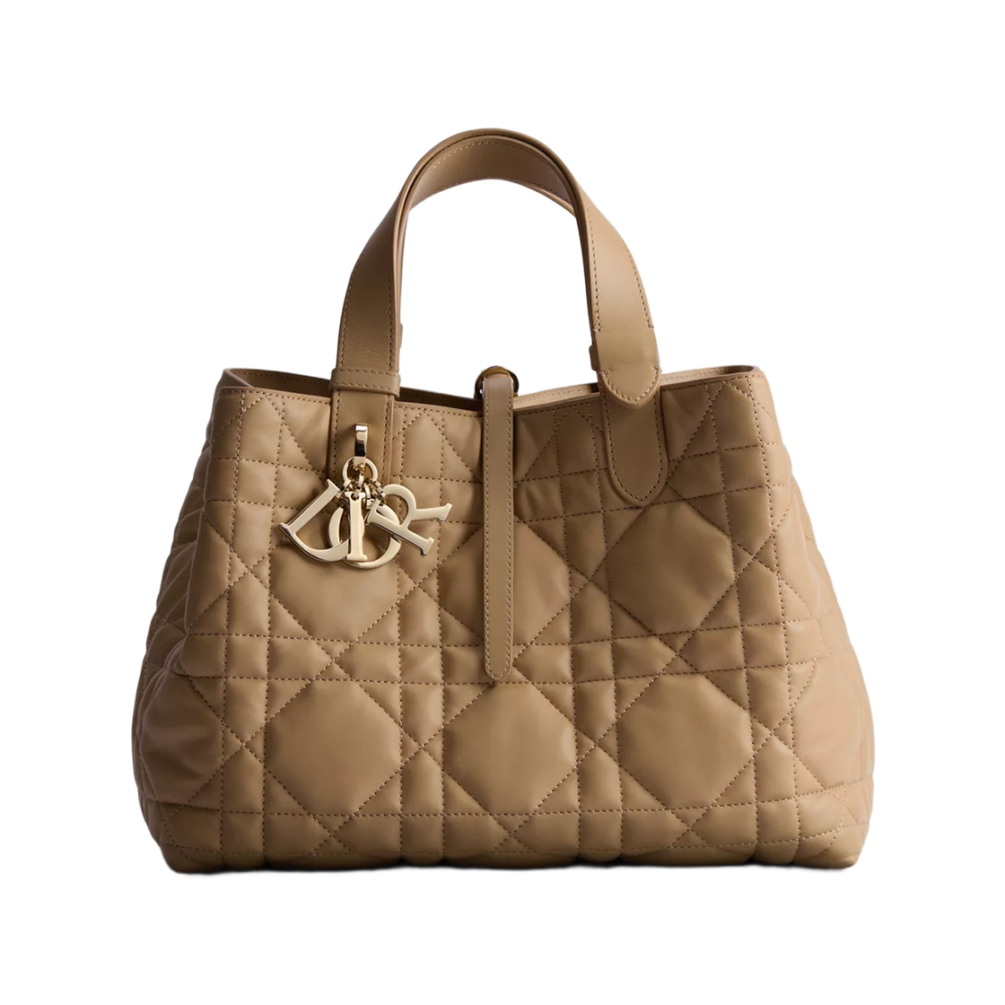 M2821OSNW-M73M Dior Toujours Medium Bag Macro Cannage Calfskin Glove